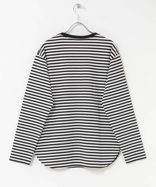 URBAN RESEARCH DOORS（アーバンリサーチドアーズ）の「コットンラウンドヘムカットソー（Tシャツ/カットソー・レディース・オフホワイト/ホワイト系その他・SMALL/MEDIUM）」の18枚目の写真