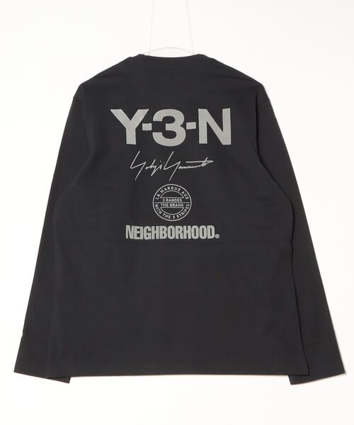 Y-3 NBHD LOGO LS TEE（Tシャツ/カットソー）｜Y-3（ワイスリー）の