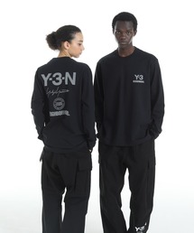 Y-3(ワイスリー)のY-3 NBHD LOGO LS TEE(Tシャツ/カットソー)