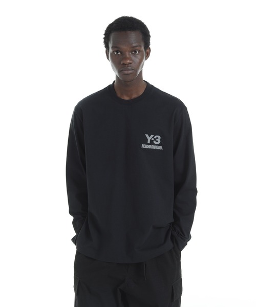 Y-3(ワイスリー)の「Y-3 NBHD LOGO LS TEE(Tシャツ/カットソー・メンズ・ブラック・SMALL/XX-SMALL/XX-LARGE/X-LARGE/LARGE/MEDIUM/X-SMALL)」の5枚目の写真