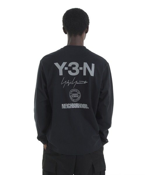 Y-3 NBHD LOGO LS TEE（Tシャツ/カットソー）｜Y-3（ワイスリー）の