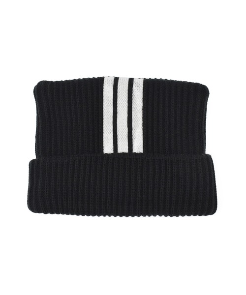 adidas（アディダス）の「adidas/アディダス ビーニー CAT WATCH ACRYLIC ねこ耳ニット帽 253011606（ニットキャップ/ビーニー・メンズ・ブラック/ホワイト・FREE）」の4枚目の写真