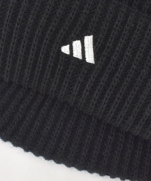 adidas（アディダス）の「adidas/アディダス ビーニー CAT WATCH ACRYLIC ねこ耳ニット帽 253011606（ニットキャップ/ビーニー・メンズ・ブラック/ホワイト・FREE）」の3枚目の写真