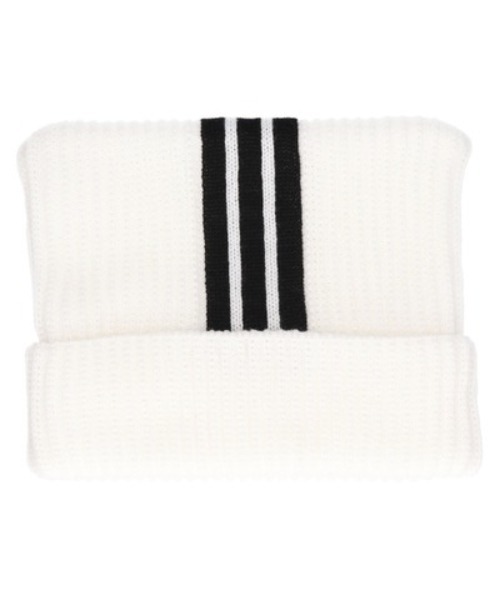 adidas（アディダス）の「adidas/アディダス ビーニー CAT WATCH ACRYLIC ねこ耳ニット帽 253011606（ニットキャップ/ビーニー・メンズ・ブラック/ホワイト・FREE）」の8枚目の写真