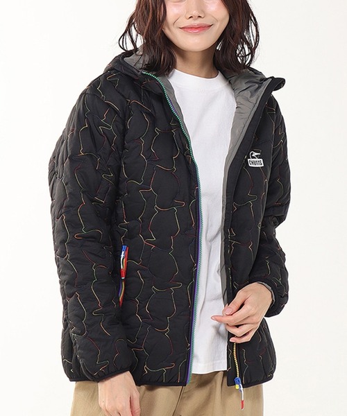 CHUMS(チャムス)の「CHUMS/チャムス ジャケット パーカー BOOBY STITCH PADDED PARKA CH04-1468(その他アウター・メンズ・マルチ/ブラック/オリーブ/ブラック系その他・L/M/XL/2XL)」の3枚目の写真