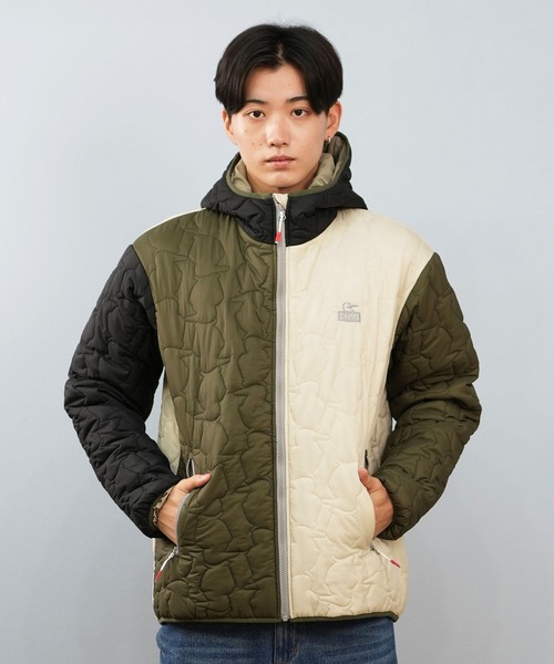 CHUMS(チャムス)の「CHUMS/チャムス ジャケット パーカー BOOBY STITCH PADDED PARKA CH04-1468(その他アウター・メンズ・マルチ/ブラック/オリーブ/ブラック系その他・L/M/XL/2XL)」の5枚目の写真