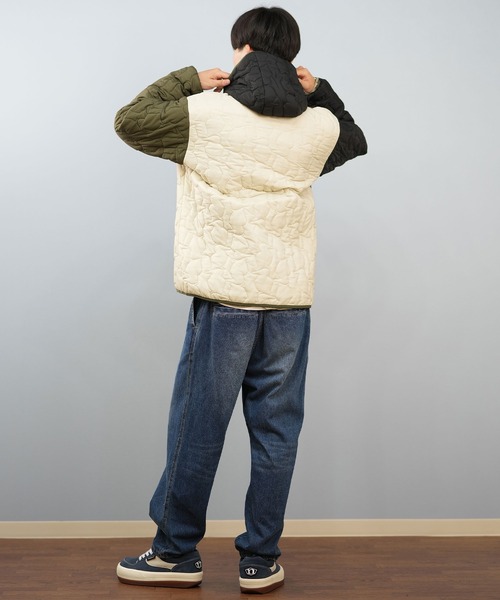 CHUMS(チャムス)の「CHUMS/チャムス ジャケット パーカー BOOBY STITCH PADDED PARKA CH04-1468(その他アウター・メンズ・マルチ/ブラック/オリーブ/ブラック系その他・L/M/XL/2XL)」の9枚目の写真