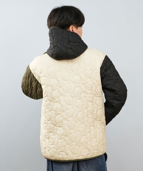 CHUMS(チャムス)の「CHUMS/チャムス ジャケット パーカー BOOBY STITCH PADDED PARKA CH04-1468(その他アウター・メンズ・マルチ/ブラック/オリーブ/ブラック系その他・L/M/XL/2XL)」の7枚目の写真
