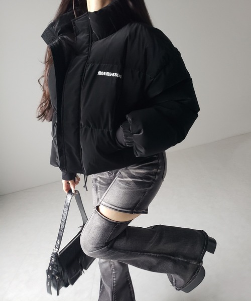 me+em select（ミームセレクト）の「【 ３color ／ ３size 】カットアウトヴィンテージストレッチフレアデニム ／ cutout vintage stretch flare denim（デニムパンツ・レディース・ブラック/ブルー/ダークブラック・SMALL/MEDIUM/LARGE）」の19枚目の写真