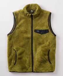 フリース」に該当するベスト（グリーン・カーキ/緑色系）ファッション