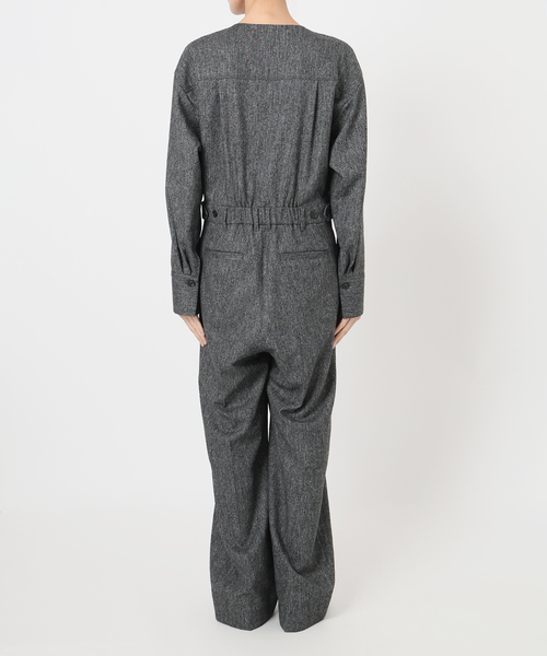 IENA（イエナ）の「ウォッシャブルカシュクールオールインワン（つなぎ/オールインワン・レディース・ネイビー/チャコールグレー・38/36）」の22枚目の写真