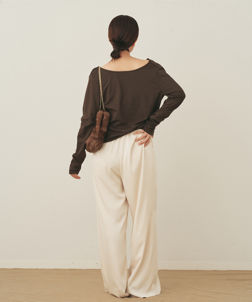 back drape Tシャツ（Tシャツ/カットソー）｜Plage（プラージュ）の