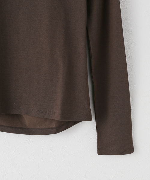 plage(プラージュ)の「back drape Tシャツ(Tシャツ/カットソー・レディース・ベージュ/ブラウン・FREE)」の22枚目の写真