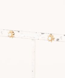 【blatto 925silver】シルバー925 合成オパールフラワー ピアス esm-pierce-52-17【RBTS】