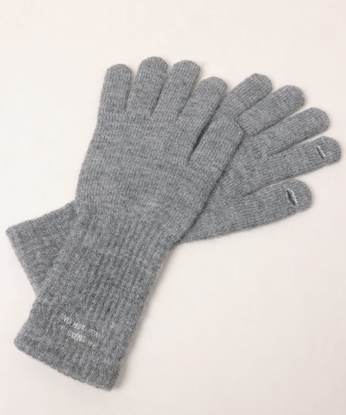ANME(アンメ)の「ロゴ刺繍サムホールグローブ(手袋・レディース・オフホワイト/杢グレー/チャコールグレー/ブラウン・FREE)」の18枚目の写真