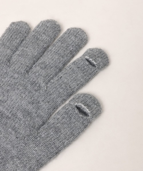 ANME(アンメ)の「ロゴ刺繍サムホールグローブ(手袋・レディース・オフホワイト/杢グレー/チャコールグレー/ブラウン・FREE)」の19枚目の写真