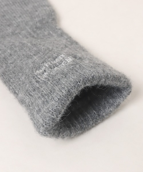 ANME(アンメ)の「ロゴ刺繍サムホールグローブ(手袋・レディース・オフホワイト/杢グレー/チャコールグレー/ブラウン・FREE)」の5枚目の写真