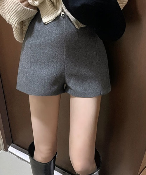 ウールライクスリムショートパンツ（その他パンツ）｜Vipoa（ヴィポア