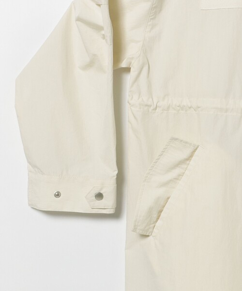 BEAMS HEART（ビームスハート）の「撥水 ナイロン モッズ コート（モッズコート・レディース・オリーブ/オフホワイト/チャコールグレー・FREE）」の14枚目の写真