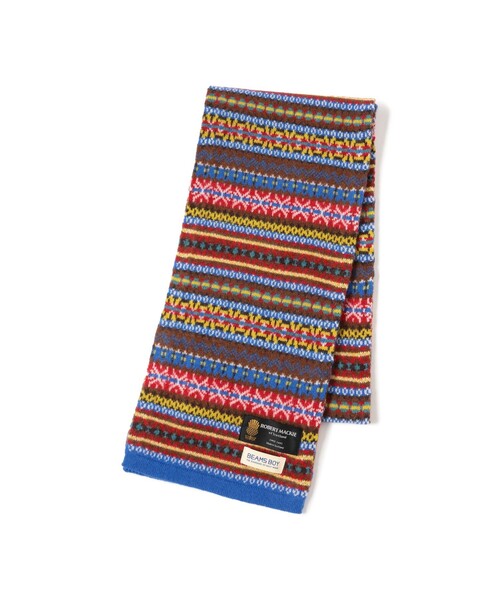 ROBERT MACKIE × BEAMS BOY別注フェアアイルマフラー BEAMS BOY（ビームス ボーイ）【別注】ROBERT MACKIE / フェアアイル