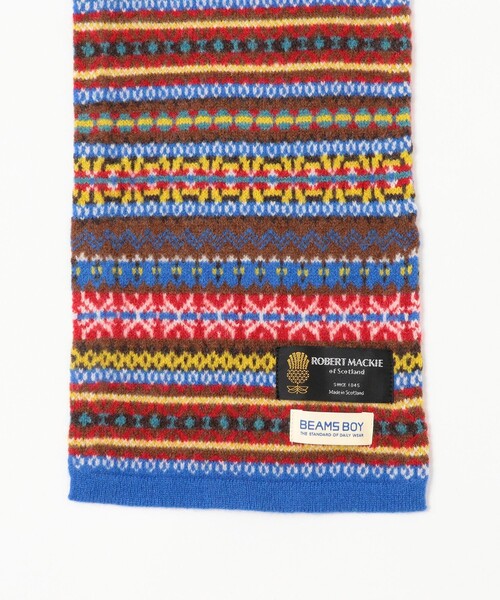 ROBERT MACKIE（ロバートマッキー）の「【別注】ROBERT MACKIE / フェアアイル マフラー（マフラー・レディース・その他・ONE SIZE）」の4枚目の写真