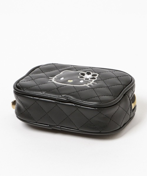 GLOBAL WORK（グローバルワーク）の「HELLO KITTY/キルトポーチ/595363（ポーチ・レディース・シルバー系その他2/ライトピンク/ブラック・FREE）」の15枚目の写真