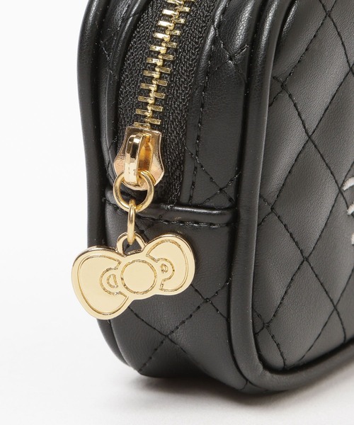 GLOBAL WORK（グローバルワーク）の「HELLO KITTY/キルトポーチ/595363（ポーチ・レディース・シルバー系その他2/ライトピンク/ブラック・FREE）」の17枚目の写真