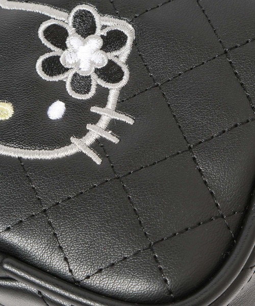 GLOBAL WORK（グローバルワーク）の「HELLO KITTY/キルトポーチ/595363（ポーチ・レディース・シルバー系その他2/ライトピンク/ブラック・FREE）」の19枚目の写真