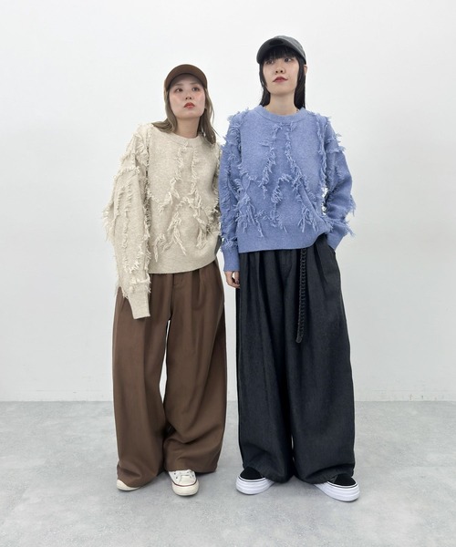 niko and...（ニコアンド）の「[MODE NORM CORE] CAツイルドッキングパンツ（その他パンツ・レディース・ネイビー/ブラウン/ブラック・MEDIUM/LARGE）」の7枚目の写真