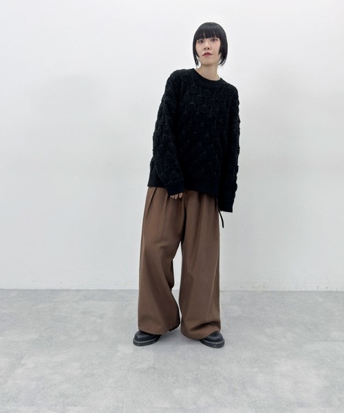 niko and...（ニコアンド）の「[MODE NORM CORE] CAツイルドッキングパンツ（その他パンツ・レディース・ネイビー/ブラウン/ブラック・MEDIUM/LARGE）」の20枚目の写真