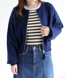 cepo | 〈セットアップ対応〉スウェットライクニットカーディガン(カーディガン/ボレロ)