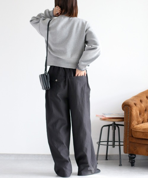 cepo（セポ）の「ドラマ着用商品♪〈セットアップ対応〉スウェットライクニットカーディガン（カーディガン/ボレロ・レディース・レッド/ネイビー/グレー・M）」の6枚目の写真