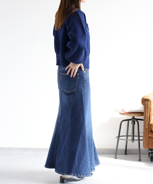 cepo（セポ）の「ドラマ着用商品♪〈セットアップ対応〉スウェットライクニットカーディガン（カーディガン/ボレロ・レディース・レッド/ネイビー/グレー・M）」の18枚目の写真