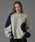 ONCILY�i�I���V�F���[�j�́uJACQUARD V-NECK KNIT / �W���K�[�hV�l�b�N�j�b�g�i�j�b�g/�Z�[�^�[�j�v�b�A�C�{���[