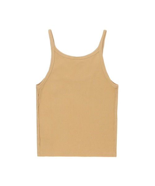 APEE BY A BATHING APE(エイピーバイアベイシングエイプ)の「HEART BADGE RIB CAMISOLE(キャミソール・レディース・ネイビー/ベージュ/ホワイト・X-SMALL/SMALL)」の5枚目の写真