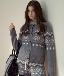 マイパンダ　ニット　レディース　カーディガン　厚手　セーター　フェアアイル マイパンダ ニット レディース カーディガン 厚手 セーター