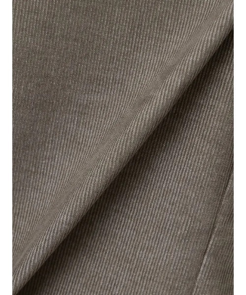 TRANS CONTINENTS（トランスコンチネンツ）の「TRANS CONTINETNS　コーデュロイセットアップ　ヴィンテージ　タックパンツ　ベージュ/ブラウン（スラックス・メンズ・ブラウン/ベージュ・S/M/L/LL/3L）」の5枚目の写真