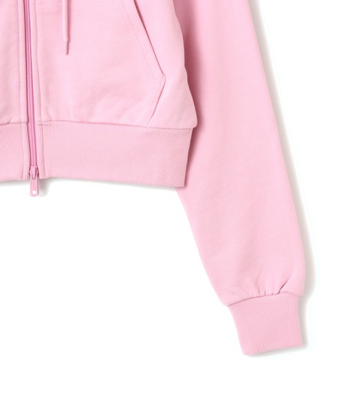 atmos pink（アトモスピンク）の「atmos pink Compact Zip Up Hoodie / アトモス ピンク コンパクト ジップアップ フーディ（パーカー・レディース・ブラウン/ピンク/チャコール・FREE）」の7枚目の写真