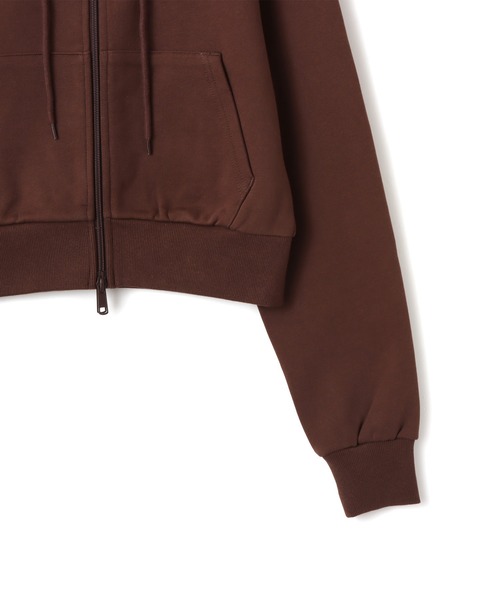 atmos pink（アトモスピンク）の「atmos pink Compact Zip Up Hoodie / アトモス ピンク コンパクト ジップアップ フーディ（パーカー・レディース・ブラウン/ピンク/チャコール・FREE）」の16枚目の写真