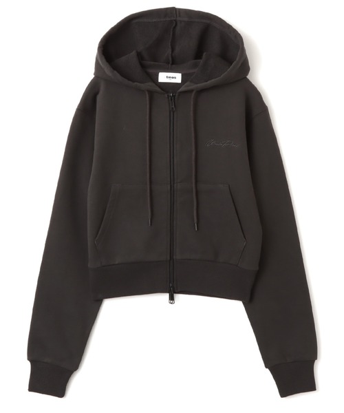atmos pink（アトモスピンク）の「atmos pink Compact Zip Up Hoodie / アトモス ピンク コンパクト ジップアップ フーディ（パーカー・レディース・ブラウン/ピンク/チャコール・FREE）」の21枚目の写真