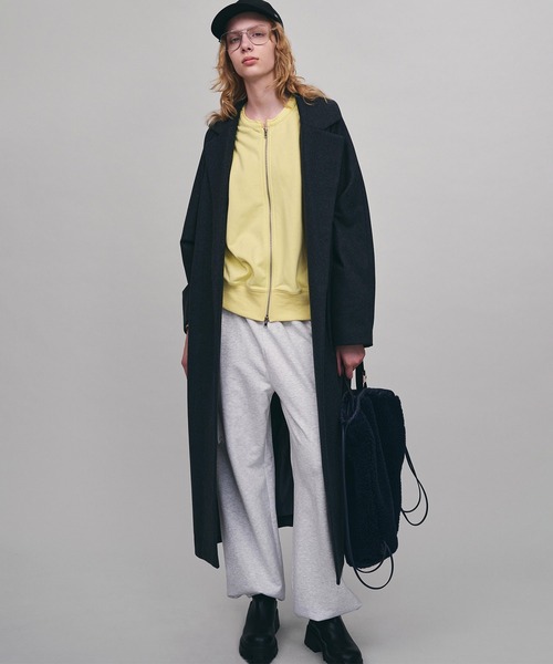 AKTE（アクテ）の「オーバージップカーディガン（カーディガン/ボレロ・レディース・トップグレー/イエロー・FREE）」の17枚目の写真