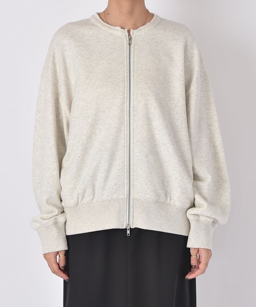 AKTE（アクテ）の「オーバージップカーディガン（カーディガン/ボレロ・レディース・トップグレー/イエロー・FREE）」の21枚目の写真