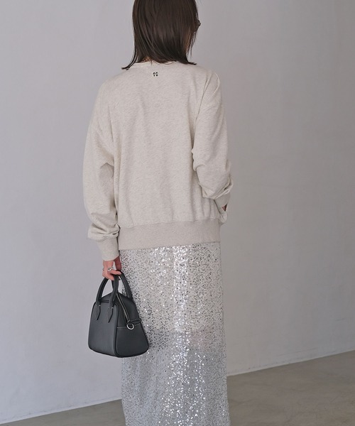 AKTE（アクテ）の「オーバージップカーディガン（カーディガン/ボレロ・レディース・トップグレー/イエロー・FREE）」の7枚目の写真