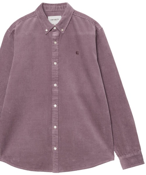 Carhartt WIP(カーハートダブリューアイピー)の「Carhartt WIP/カーハートダブリューアイピー 長袖シャツ L/S MADISON CORD SHIRT I029958(シャツ/ブラウス・メンズ・ベージュ/グレー/ライトパープル/ブルー/ダークネイビー/ダークグリーン・S/M/L/XL)」の6枚目の写真