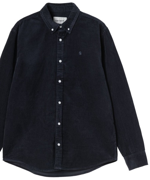 Carhartt WIP(カーハートダブリューアイピー)の「Carhartt WIP/カーハートダブリューアイピー 長袖シャツ L/S MADISON CORD SHIRT I029958(シャツ/ブラウス・メンズ・ベージュ/グレー/ライトパープル/ブルー/ダークネイビー/ダークグリーン・S/M/L/XL)」の5枚目の写真