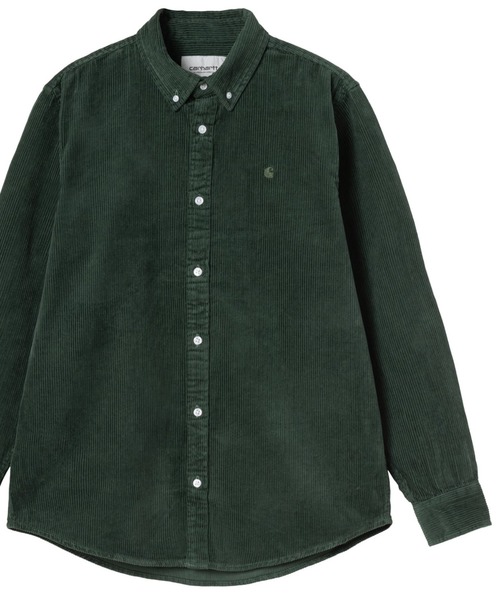 Carhartt WIP(カーハートダブリューアイピー)の「Carhartt WIP/カーハートダブリューアイピー 長袖シャツ L/S MADISON CORD SHIRT I029958(シャツ/ブラウス・メンズ・ベージュ/グレー/ライトパープル/ブルー/ダークネイビー/ダークグリーン・S/M/L/XL)」の2枚目の写真