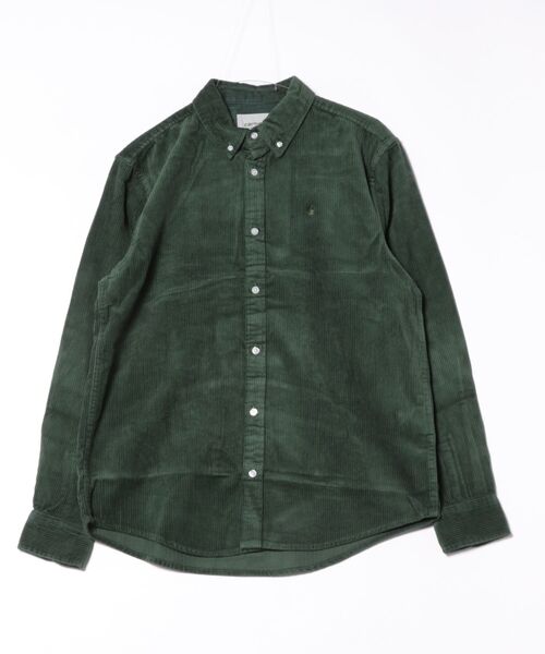 Carhartt WIP(カーハートダブリューアイピー)の「Carhartt WIP/カーハートダブリューアイピー 長袖シャツ L/S MADISON CORD SHIRT I029958(シャツ/ブラウス・メンズ・ベージュ/グレー/ライトパープル/ブルー/ダークネイビー/ダークグリーン・S/M/L/XL)」の14枚目の写真