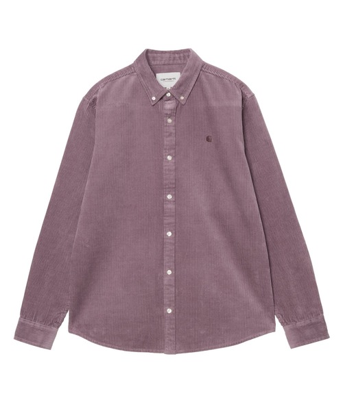 Carhartt WIP(カーハートダブリューアイピー)の「Carhartt WIP/カーハートダブリューアイピー 長袖シャツ L/S MADISON CORD SHIRT I029958(シャツ/ブラウス・メンズ・ベージュ/グレー/ライトパープル/ブルー/ダークネイビー/ダークグリーン・S/M/L/XL)」の10枚目の写真