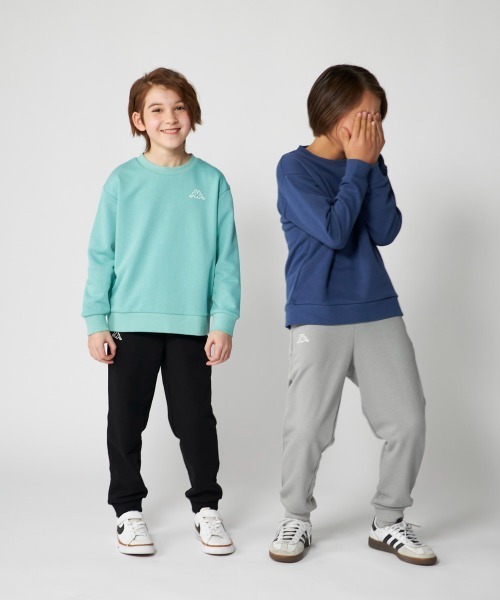 Kappa（カッパ）の「スウェット上下セット（スウェット・キッズ・ネイビー/ミント/杢グレー・170/160/150/140/130）」の19枚目の写真