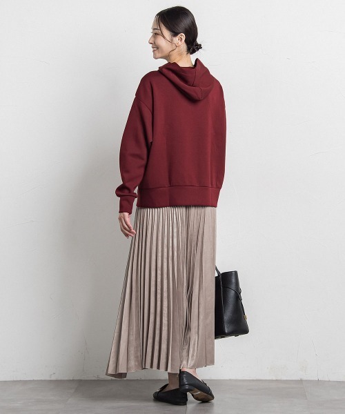 LAUTREAMONT(ロートレアモン)の「【WEB限定】ふんわリッチパーカー≪手洗い可能≫(Tシャツ/カットソー・レディース・ピンク/イエロー/ブラック/チャコールグレー/ブルー/ボルドー/ベージュ・11号/9号)」の21枚目の写真